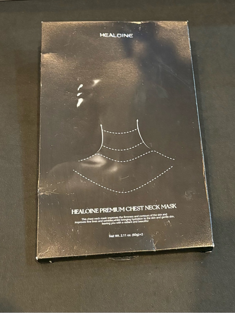 Healoine Premium Chest Neck Mask Pack of 2 Anti-Aging Skin Care Korean Beauty
